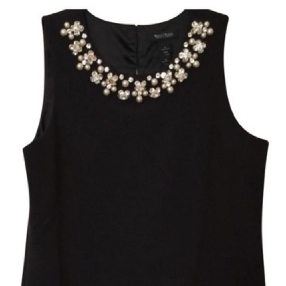 White House Black Market Shift Dress W/ Necklace